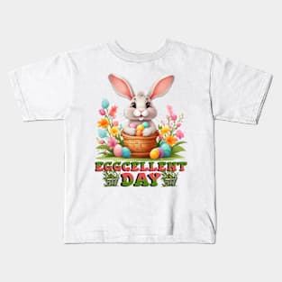 Happy Easter - Eggcellent Day Kids T-Shirt